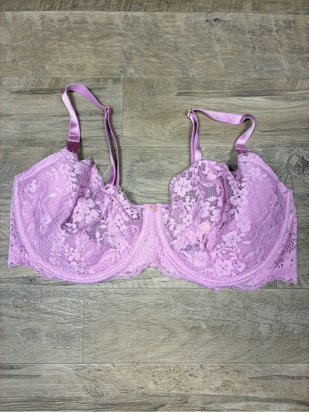 Victoria Secret Dream Angels Push Up Without Padding Underwired Lace Bra